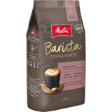 Melitta Barista Classic Crema Forte, Café En Grano Entero 1kg, Ungemahlen, Café En Grano Para Cafetera, Tostado Fuerte, Stärke 4