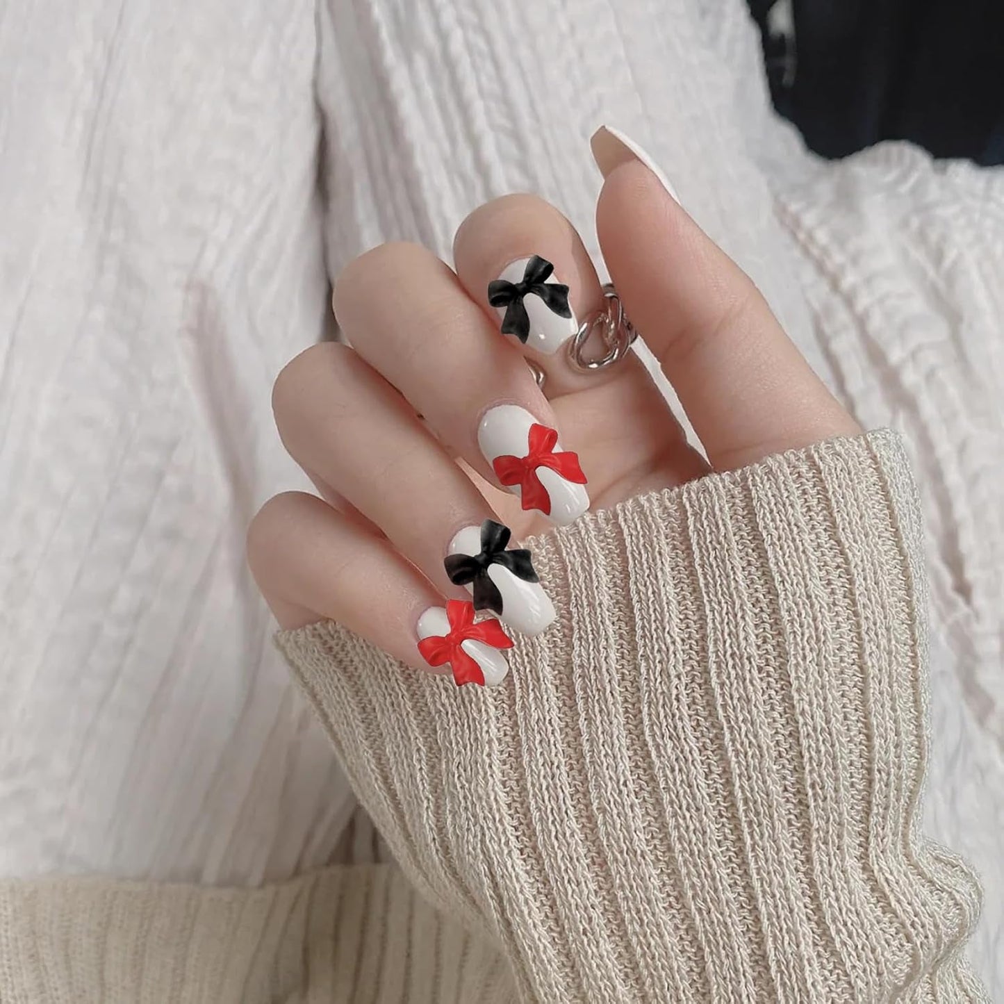 500 piezas 3D Nägel Charm Schleifen Charms Nägel Nail Art Charms Schleife Nagel Charms Nägel Nail Art Schleifen Nageldekorationen Mit Aufnahmewerkzeug Für Frauen und Mädchen Nagel-Diy-Zubehör
