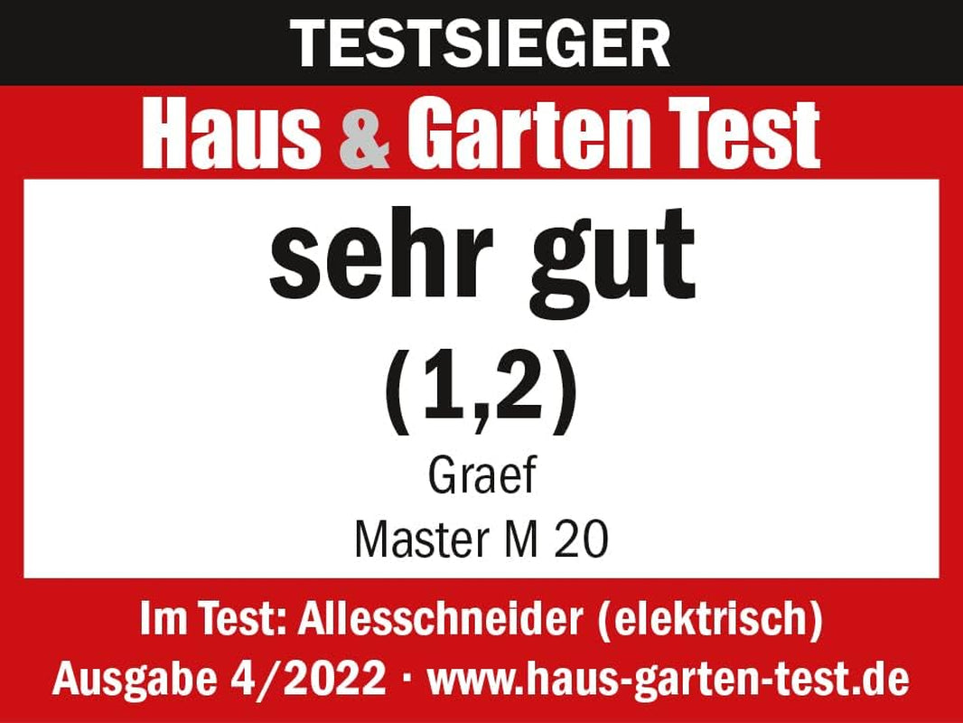 GRAEF Master M20EU Multi Rebanadora en acero inoxidable, plata Trituradoras y Rebanadoras Naty Shop