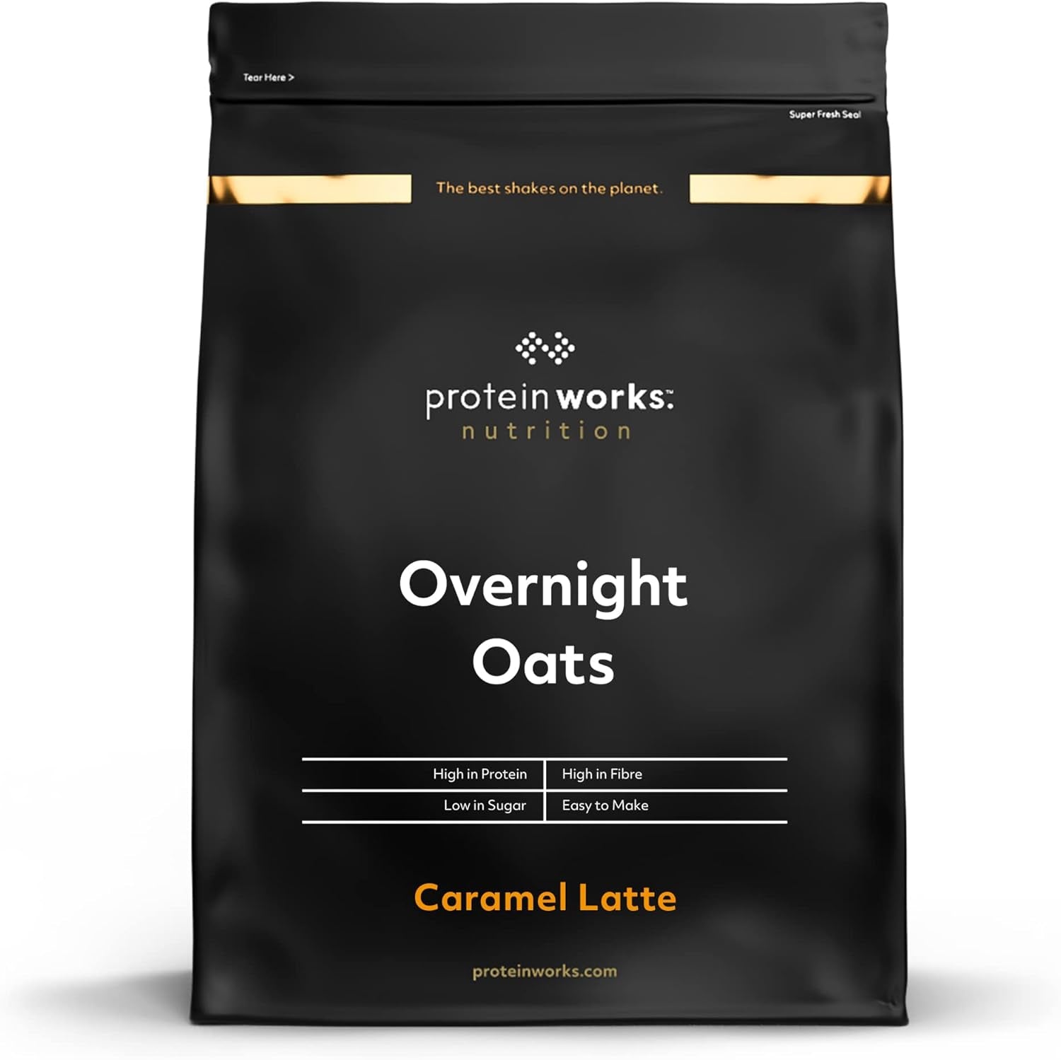 Avena nocturna con proteínas | Chocolate negro y frambuesa | Desayuno rico en proteínas | Merienda baja en azúcar | Avena con IG bajo | 500g