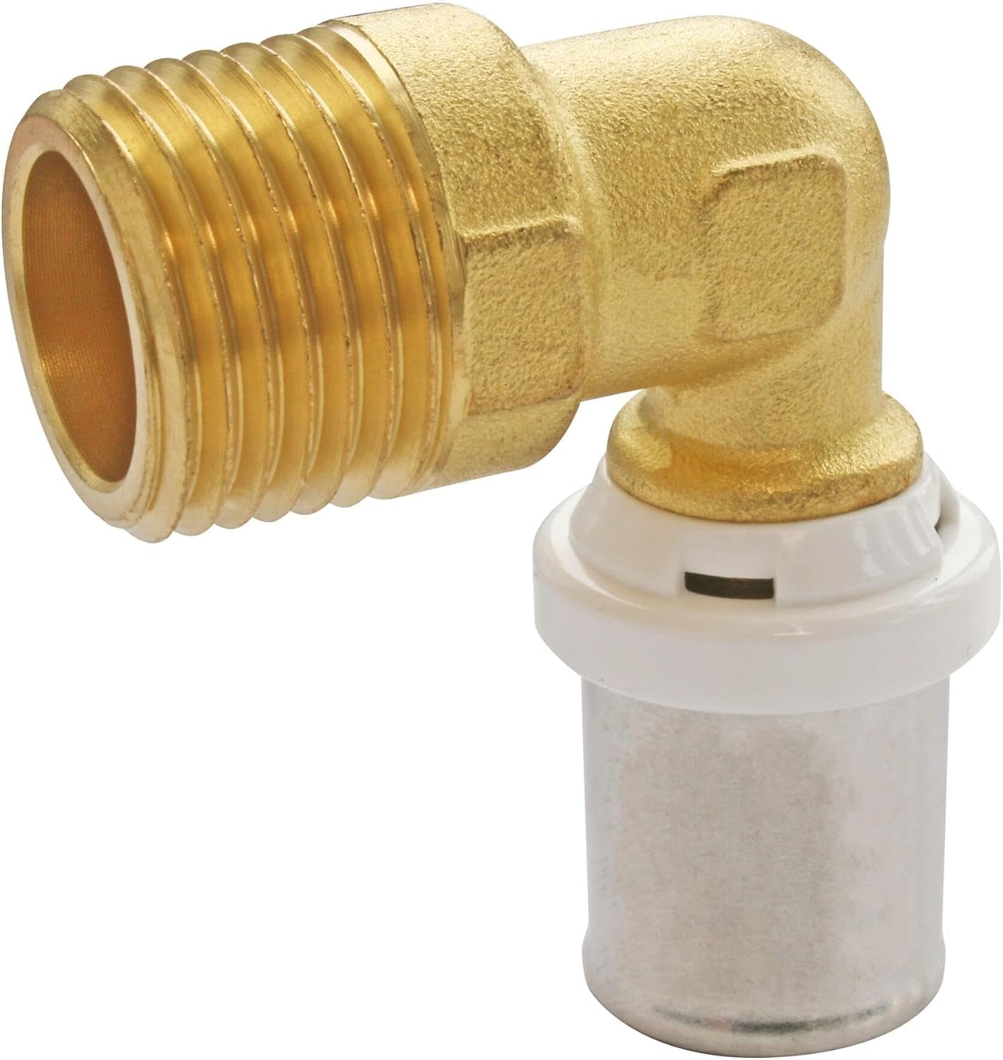 SOMATHERM FOR YOU - / 5711-16-15 - Codo prensa tubo Ø16 multicapa - M15/21 (1/2'') Conexión de tubo multicapa de diámetro Ø16