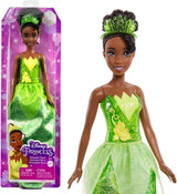 Mattel DISNEY Princess Aurora - muñeca con traje típico, zapatos y tiara removibles, top brillante y falda estampada removible, cabello largo y peinado, HLW09 Naty Shop Tiana Dolls