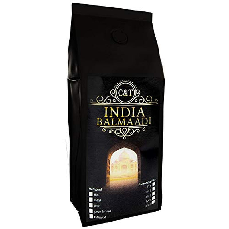 India Baalmadi con nota floral y sabor a caramelo cítrico (integral, 100 gramos)