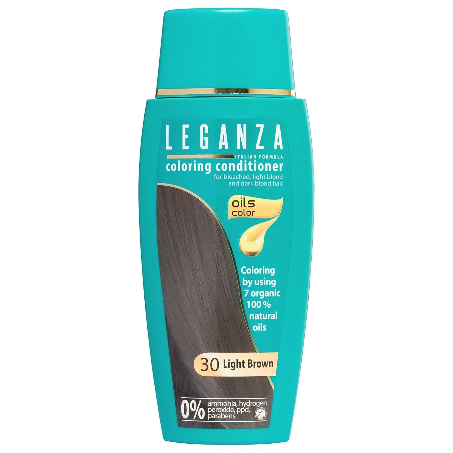 Leganza Bálsamo Natural Tinte Capilar Color 71 Café Latte | Tinte para el cabello sin amoniaco | Enriquecido con 7 aceites naturales | 150 ml Naty Shop 30 tinte para el cabello castaño claro