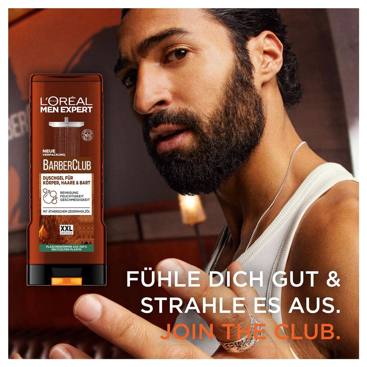 L'Oréal Men Expert XXL gel de ducha y champú para hombre, 400 ml Naty Shop