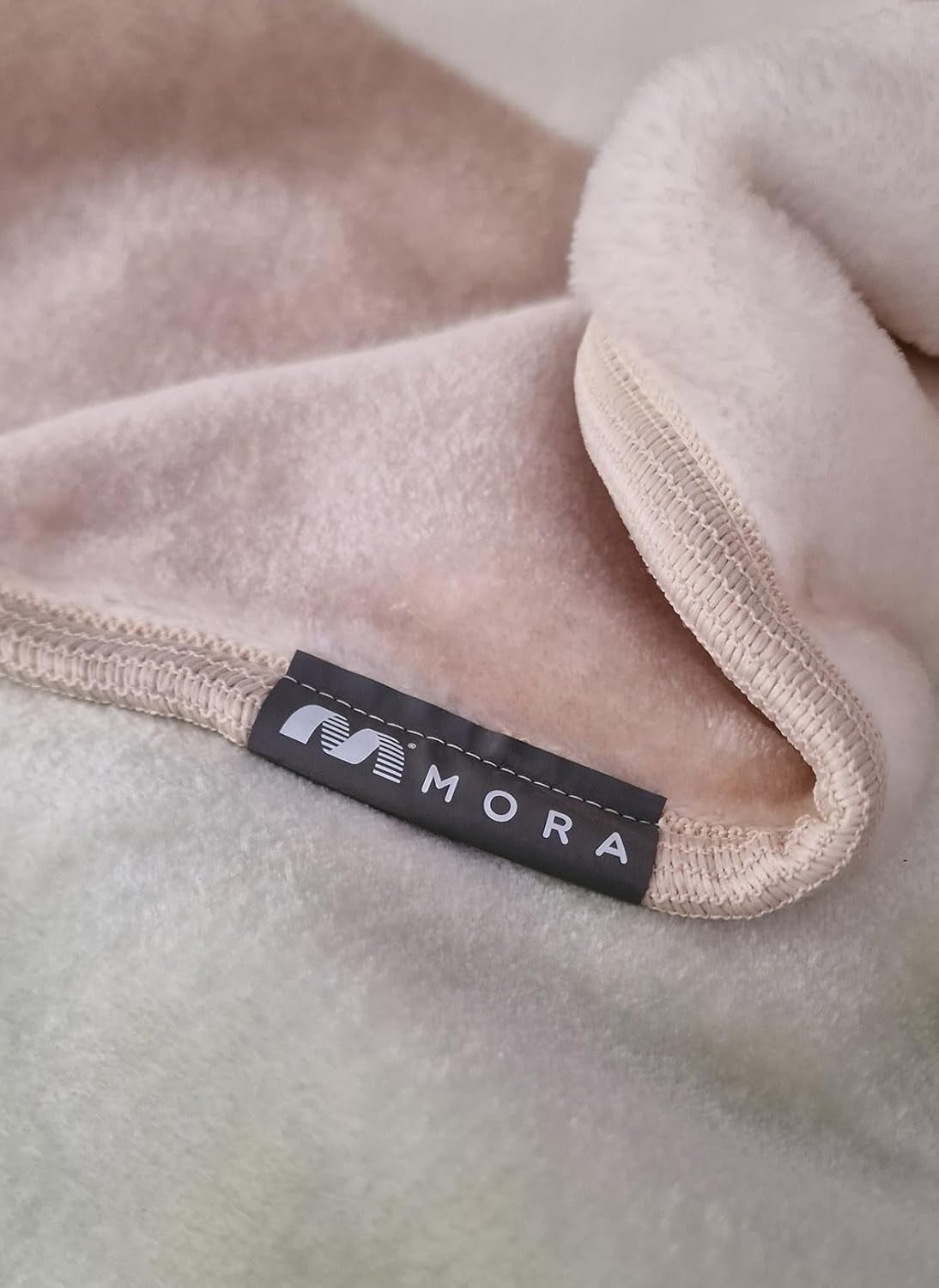 MANTAS MORA Manta estampada, gran volumen, 100% poliéster, 450 G/M², suave, para otoño/invierno, Diseño Harmony K60, 260 X 240 cm, para camas de 160/180 cm, azul Edredones y edredones Naty Shop