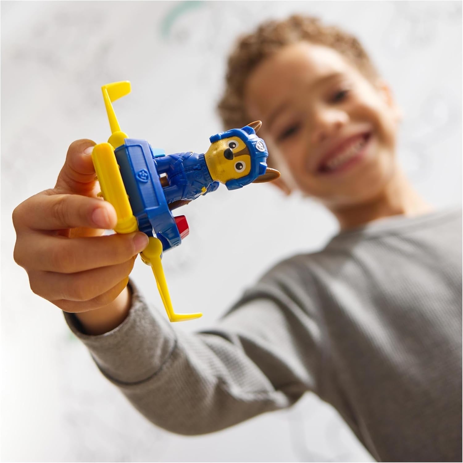 PAW PATROL Chase Action Pup Mini avión de rescate con alas plegables, juguete para niños de 3 años, figuras de acción Naty Shop