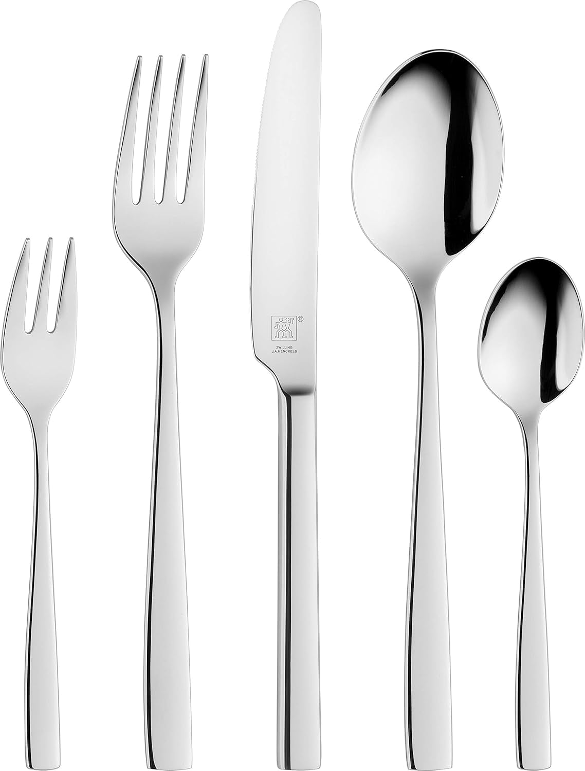 ZWILLING Cubertería Roseland, 60 piezas, para 12 personas, acero inoxidable 18/10 Cocina Naty Shop