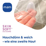 MAM Stillhütchen Größe S (Ø 17 Mm) Im 2Er-Set, Extra Weiche Brusthütchen Zum Schutz Beim Stillen, Brustwarzenschutz Für Maximalen Hautkontakt Zwischen Mutter Und Kind Accesorios Alimentación y Lactancia Bebe Naty Shop