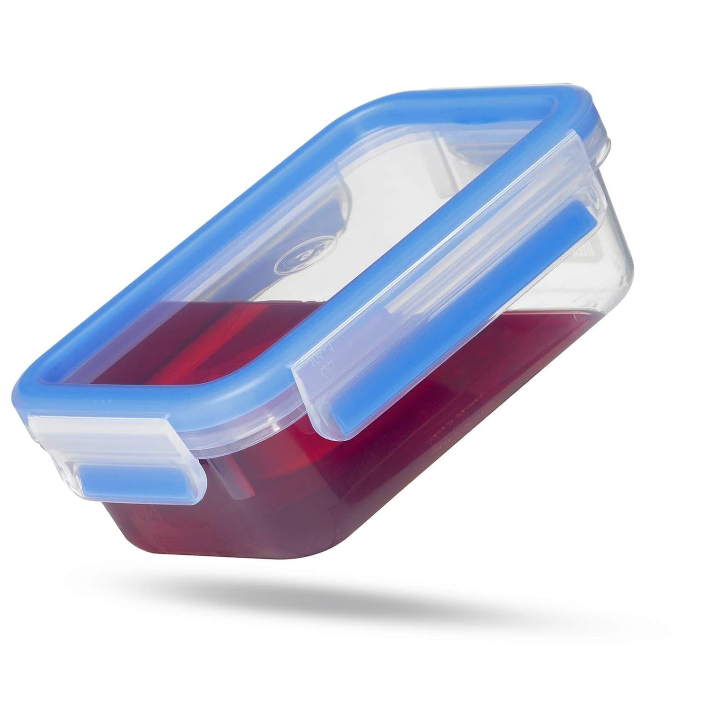 Emsa 508558 Contenedores de almacenamiento de alimentos Clip & Close | Juego de 3 piezas | 3 x 1 litro | -40 a +100 grados | plástico | 100% sellado | Sello especial para frescura Naty Shop cajas de almacenamiento de alimentos