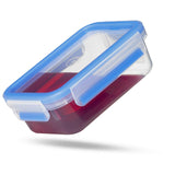 Emsa 508558 Contenedores de almacenamiento de alimentos Clip & Close | Juego de 3 piezas | 3 x 1 litro | -40 a +100 grados | plástico | 100% sellado | Sello especial para frescura Naty Shop cajas de almacenamiento de alimentos