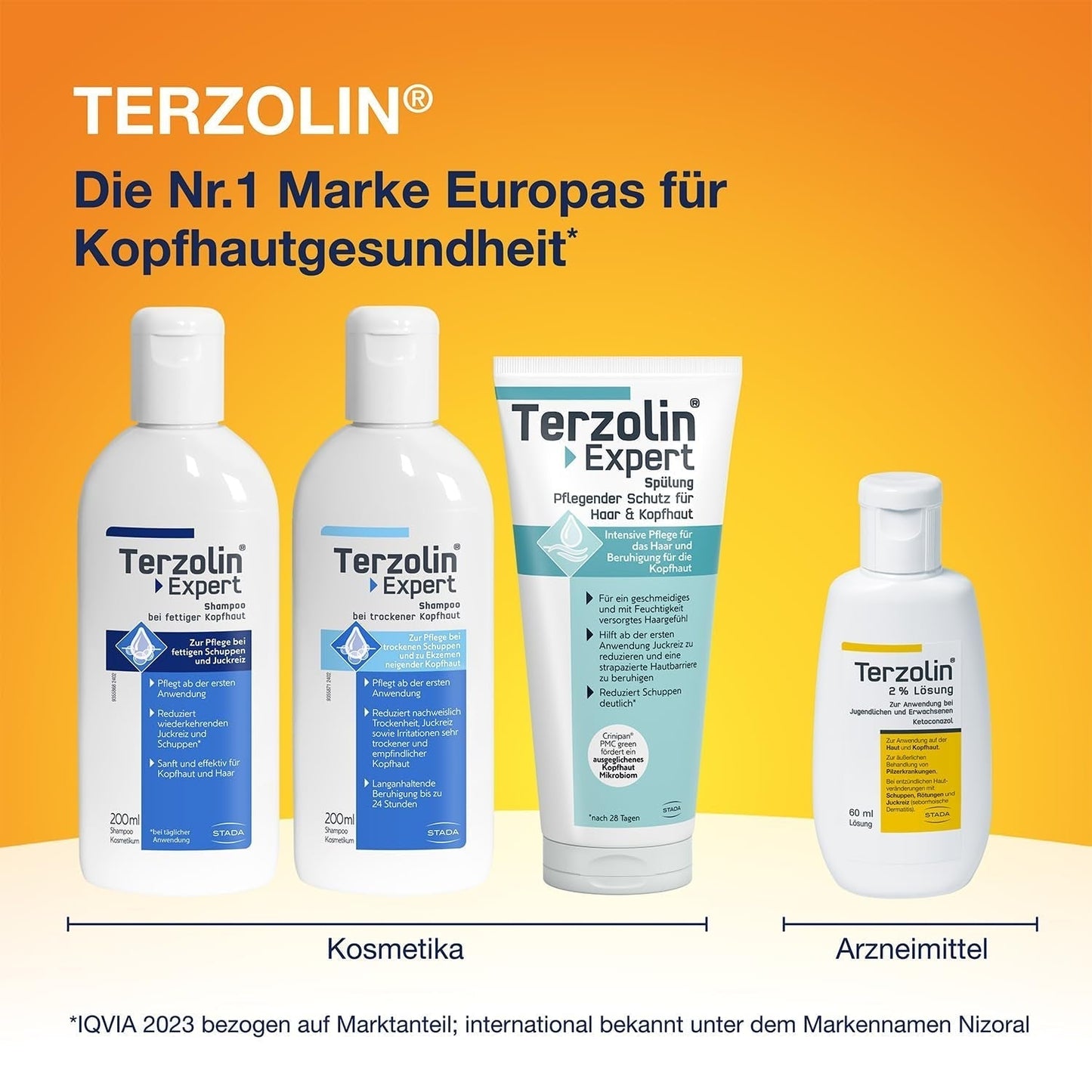 Terzolin Expert Champú para cuero cabelludo y cabello graso, anticaspa, 200 ml Ducha y baño Terzolin