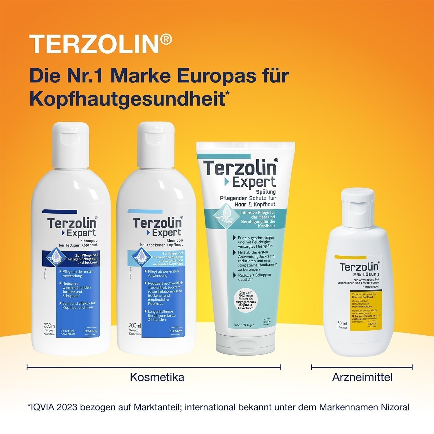 Terzolin Expert Champú para cuero cabelludo y cabello graso, anticaspa, 200 ml Ducha y baño Terzolin