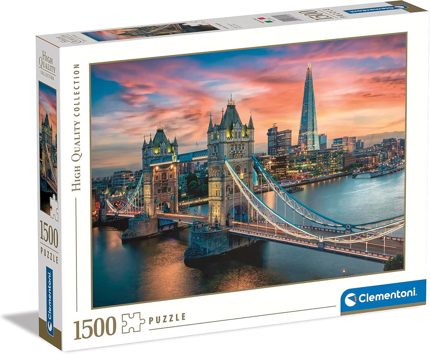 Clementoni - 31694 Collection - Crepúsculo De Londres, Puzzle 1500 Piezas Para Adultos Y Niños De 10 Años, Juego De Habilidad Para Toda La Familia Puzzle Naty Shop Default Title