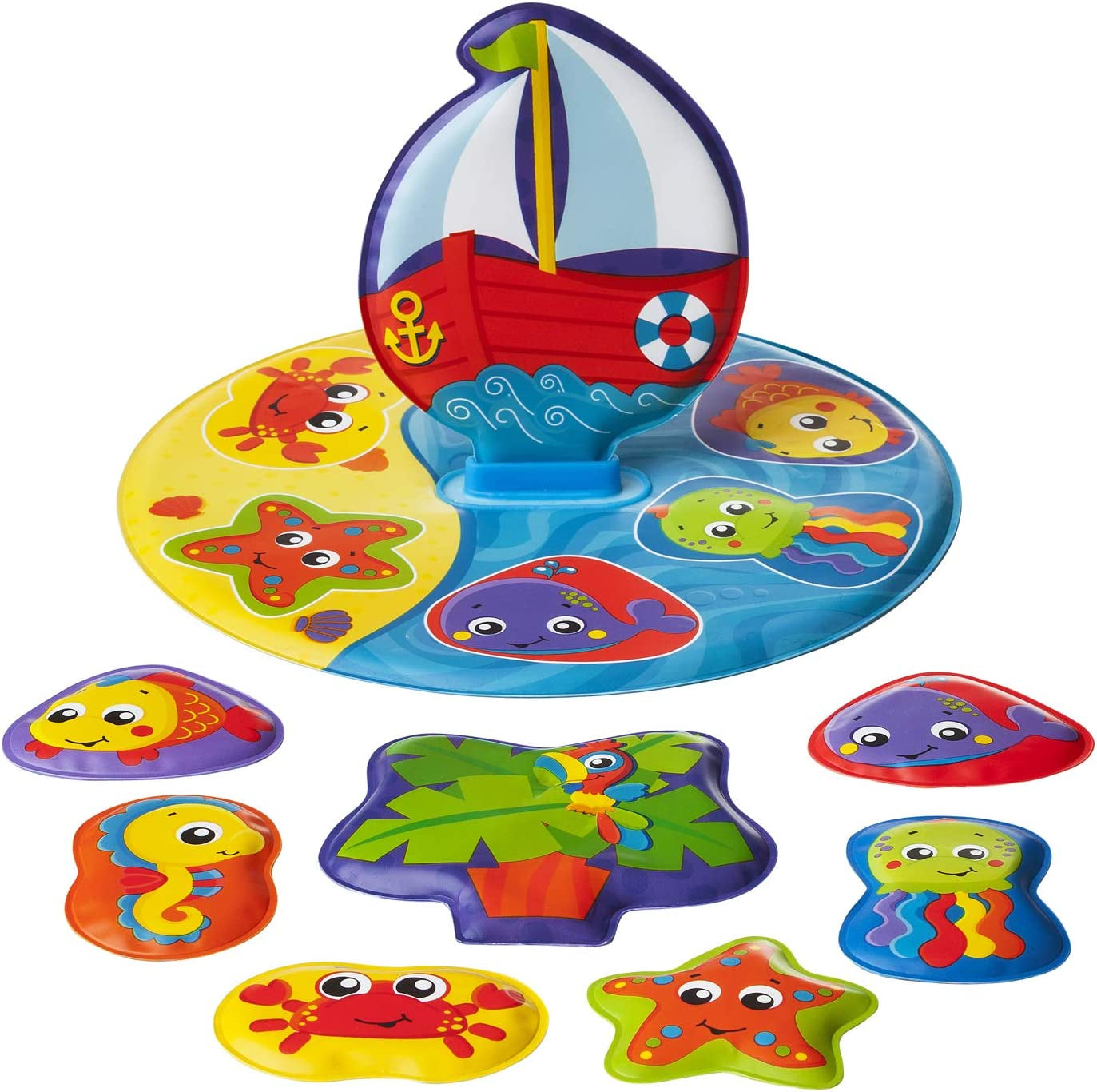 Libro de baño playgro - Juguetes acuáticos - Juguetes infantiles - Juguetes - Infantes - Juguetes acuáticos infantiles - Libro de baño infantil - Juguetes de colores Tienda Bebe Naty Puzzle de baño