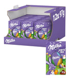 Milkshake Me Egg – huevo de chocolate relleno con mini huevos de colores de chocolate con leche alpino – 97 g