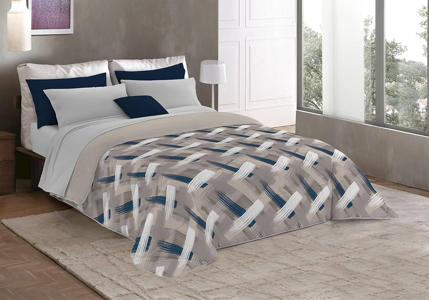 Fantasy T-Fa-Hypnotic-1P Edredón de Invierno, Microfibra, Hypnotic, 170X260Cm Edredones y colchas Naty Shop Cepillado 260X260 Cm