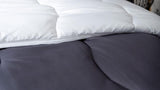 Edredón Abeil, Bicolor, 220 X 240 Cm, Blanco Y Gris Edredones y colchas Naty Shop