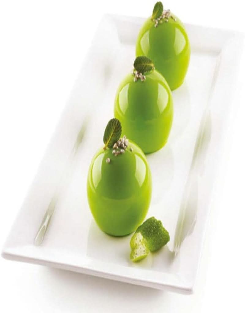 Silikomart, Molde para tartas de silicona Tartufo, 8 puertos individuales, Ø 62 H 52 mm Cocina Naty Shop
