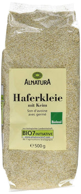 Salvado de avena con germinados ecológico, 500 gramos Cereale Naty Shop