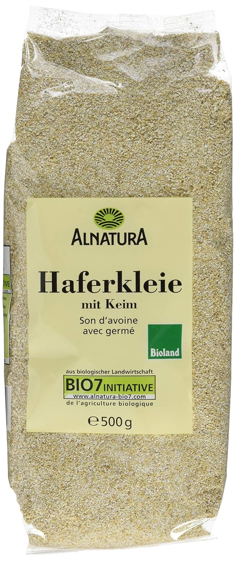 Salvado de avena ecológico con germinados, 500g
