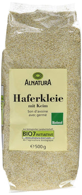 Salvado de avena ecológico con germinados, 500g
