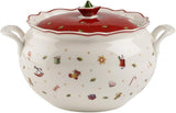 Villeroy & Boch Toy's Delight Terrina, 3 litros, porcelana premium, blanco/rojo