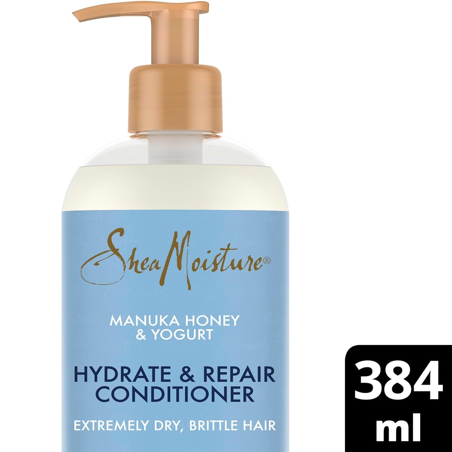 Sheamoisture Hydrate & Repair, acondicionador para cabello extremadamente seco y quebradizo, cuidado del cabello con miel de Manuka y yogur Sheamoisture