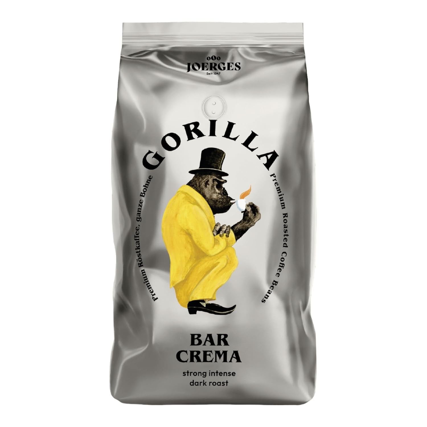Gorilla Espresso Bar Crema en granos de café - 12 paquetes de 1000 g cada uno