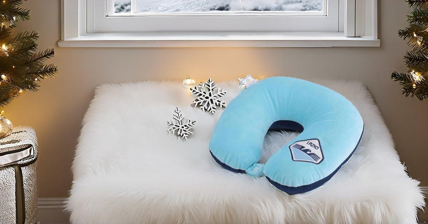 Solo4Fan S.R.L. Almohada cervical SS Lazio, producto oficial Almohadas de viaje Naty Shop