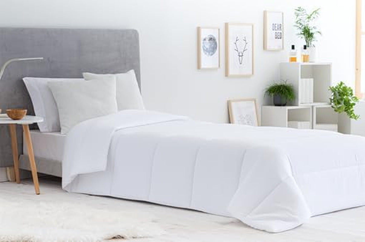 Manta, edredón 3001 de fibra antiácaros, otoño-invierno, 300 g/m², blanco (todas las medidas disponibles) (cama 105/120-180 X 220 Cm) Edredones y edredones Naty Shop