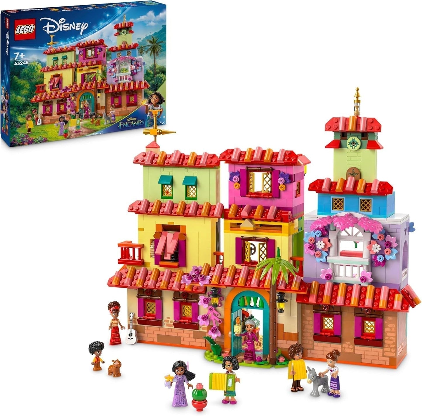 LEGO Ç€ Disney Encanto Casa Mágica de los Madrigales Casa de Muñecas Infantil con Figura de Mirabel Juguete de Construcción para Niñas y Niños 7 Años 43245 Juegos de Construcción Besuche den LEGO-Store Default Title