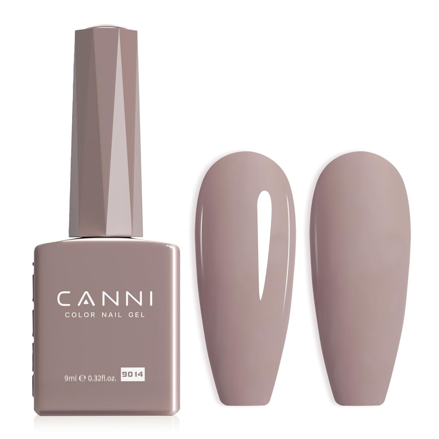 CANNI esmalte de uñas en gel, semipermanente, morado oscuro, esmalte de uñas, gel UV, remojo, manicura