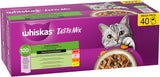 WHISKAS TASTY MIX Nassfutter en salsa para Katzen 40 x 85 g Elección del chef