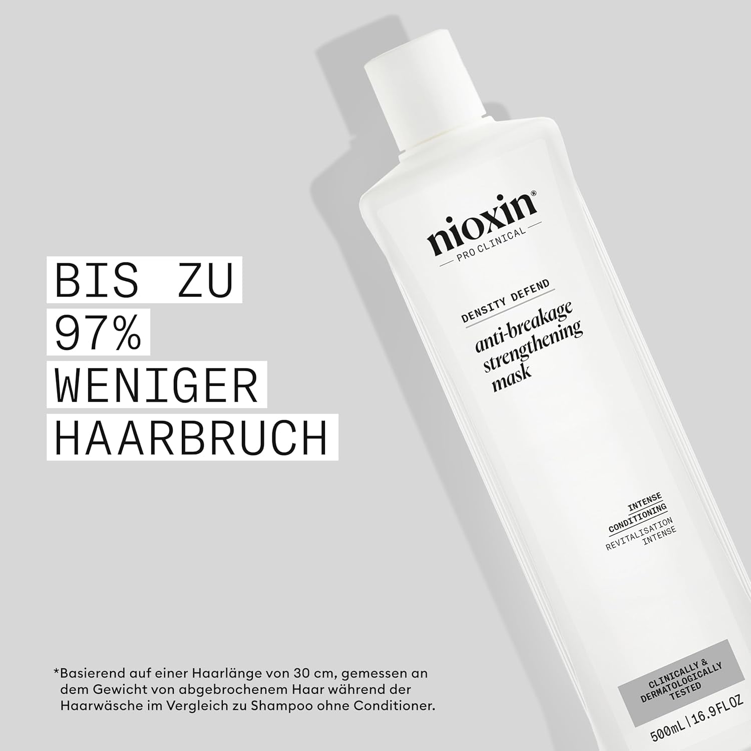 Nioxin Density Defend Anti-Breakage Strengthening Hair Mask - Mascarilla capilar hidratante contra la rotura del cabello, cuidado del cabello sin aclarado con vitamina C Mascarilla capilar Naty Shop