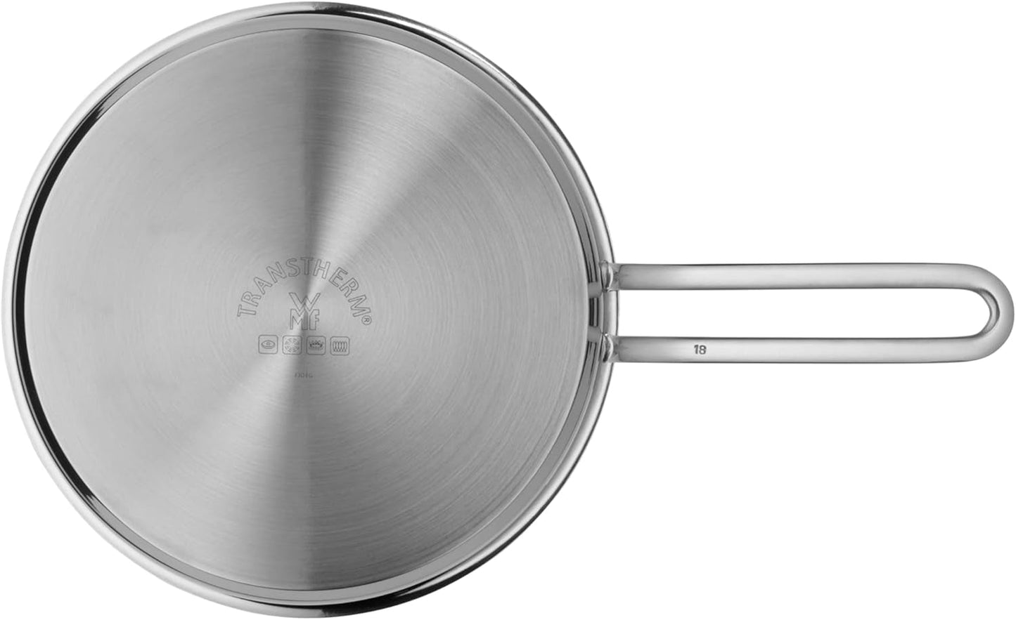 WMF Mini sartén pequeña 18 cm, acero inoxidable Cromargan pulido, inducción Ollas y Sartenes Naty Shop