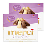 merci Variedad Mousse au Chocolat Finest Selection – 1 x 210 g – Especialidades Exquisita Mousse de Chocolate – Bombones rellenos y sin relleno