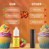 Set colorante alimentario líquido 12 x 12 ml Naty Shop