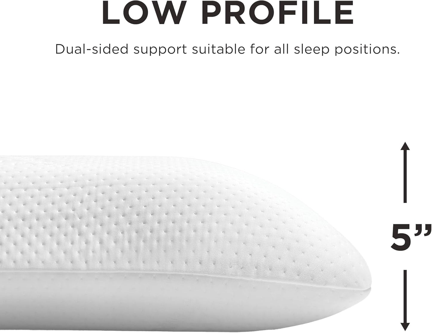 TEMPUR-PEDIC Almohada Symphony Fabricada en viscoelástica, Lujosa, Suave, Estándar, Blanco Almohadas estándar Naty Shop
