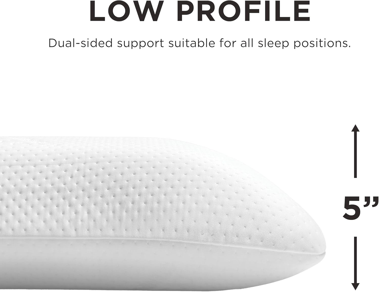 TEMPUR-PEDIC Almohada Symphony Fabricada en viscoelástica, Lujosa, Suave, Estándar, Blanco Almohadas estándar Naty Shop