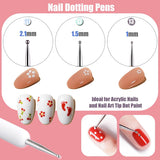 10 piezas Nail-Art-Pinsel, Nagel-Gel-Nagellack-Malpinsel, Zeichenstift, Nagel-Liner-Pinsel y Nagel-Dotting-Stift para Gel-Nagellack, bricolaje, manicura, salón de casa
