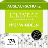 LILLYDOO Pañales para Bebé Respetuosos con la Piel - Tamaño 3 (6-10 kg), 29 Piezas, Protección Confiable contra Fugas, Suaves, Sin Fragancia y Sin Loción para Pieles Sensibles, Dermatológicamente Probados