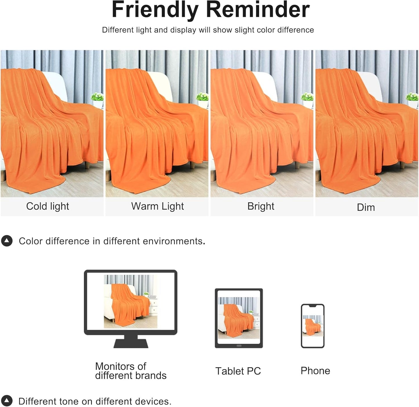 Sourcing Map Manta acogedora manta colcha Manta de lana suave y cálida como manta de sofá Manta de sofá Manta de salón y manta de peluche Manta de lana de felpa suave Naranja 150X200Cm Camas y mantas Besuche den uxcell-Store