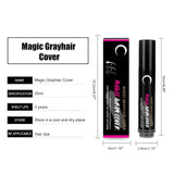 Pluma de tinte para el cabello desechable marrón negro cubierta de raíz gris instantánea Color de cabello crema lápiz en barra cubierta temporal rápida tinte para el cabello blanco Naty Shop