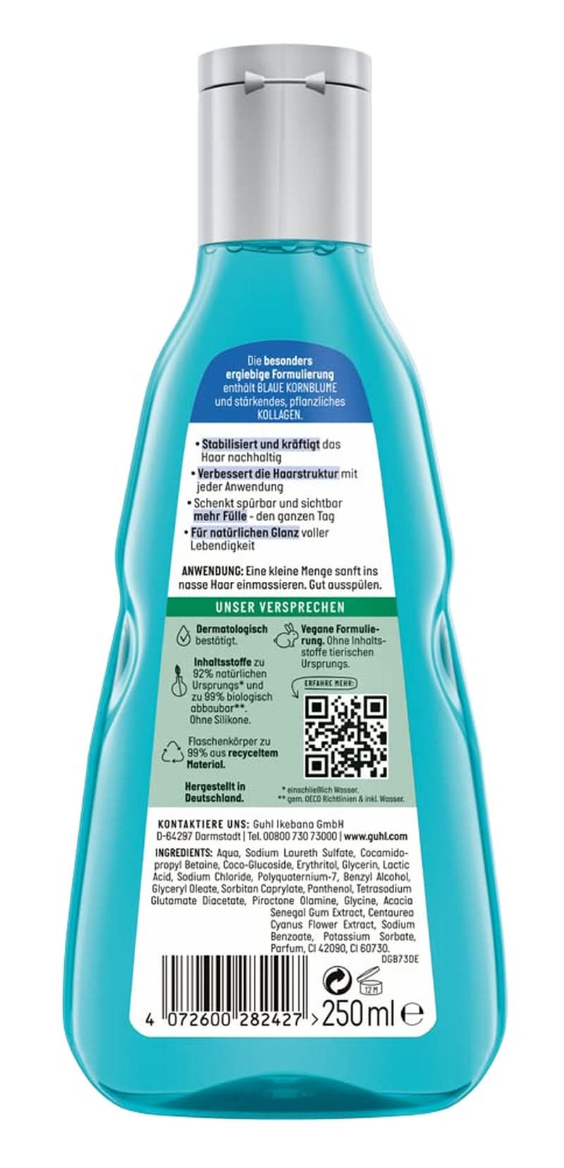 Guhl Champú Volumen de Larga Duración - 250 ml Naty Shop