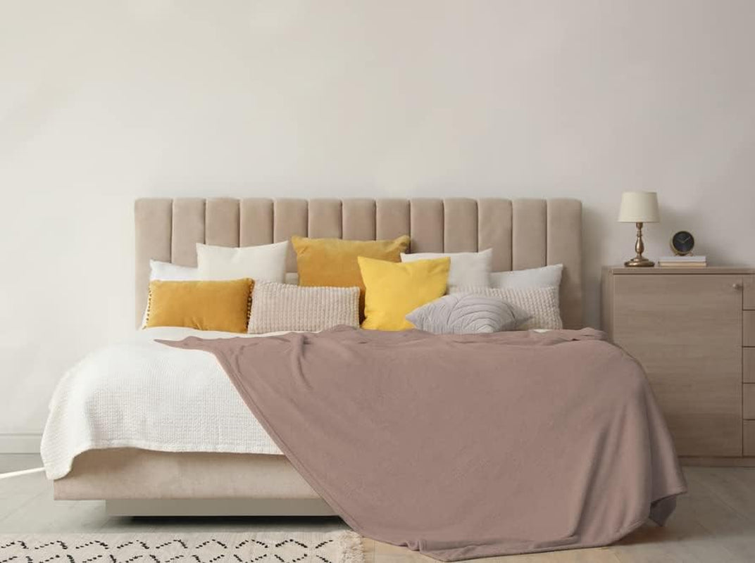 Manta suave | Cuadros | Tacto suave | 130 X 160 Cm | Edredones y colchas en polvo Tienda Naty