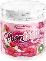 Ironmaxx Phantasty - Melocotón Cremoso Dosis 250G | Vegan Geschmackspulver Mit Echten Frucht- Oder Nussstückchen | Perfekter Zuckerersatz Edulcorantes Naty Shop 250 G (1Er Pack) Yogur De Frambuesa