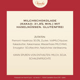 Venchi, Brutto&Buono, barra de chocolate con leche en forma de abeto "Avellana del Bosque del Piamonte" hecha a mano, 200 g, sin gluten, colección navideña de edición limitada, idea de regalo