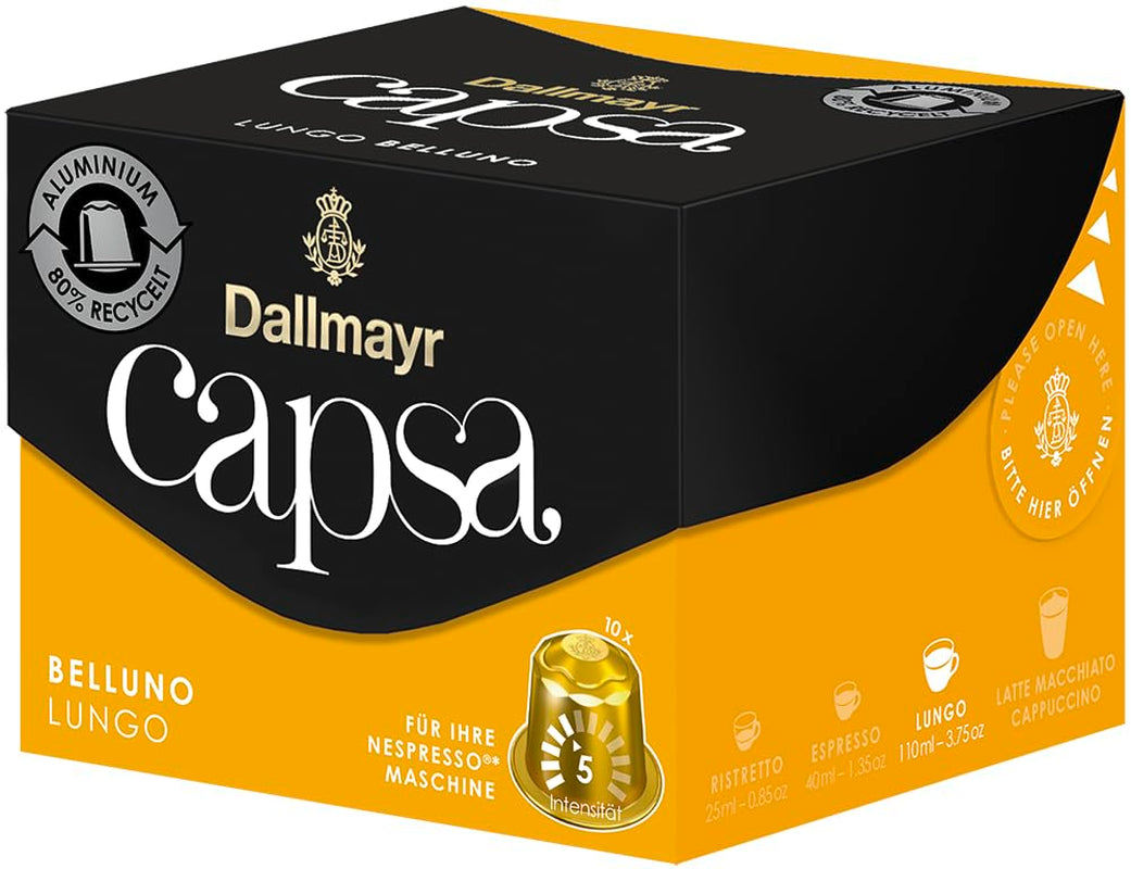 Cápsula Lungo Belluno 10 cápsulas