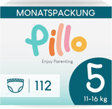 Pañales Pillo, Talla 7, 84 Piezas, 4 Paquetes de 21 Pañales Cada Uno, Talla 7 - XXL (15+ kg) - Pañales Para Bebé